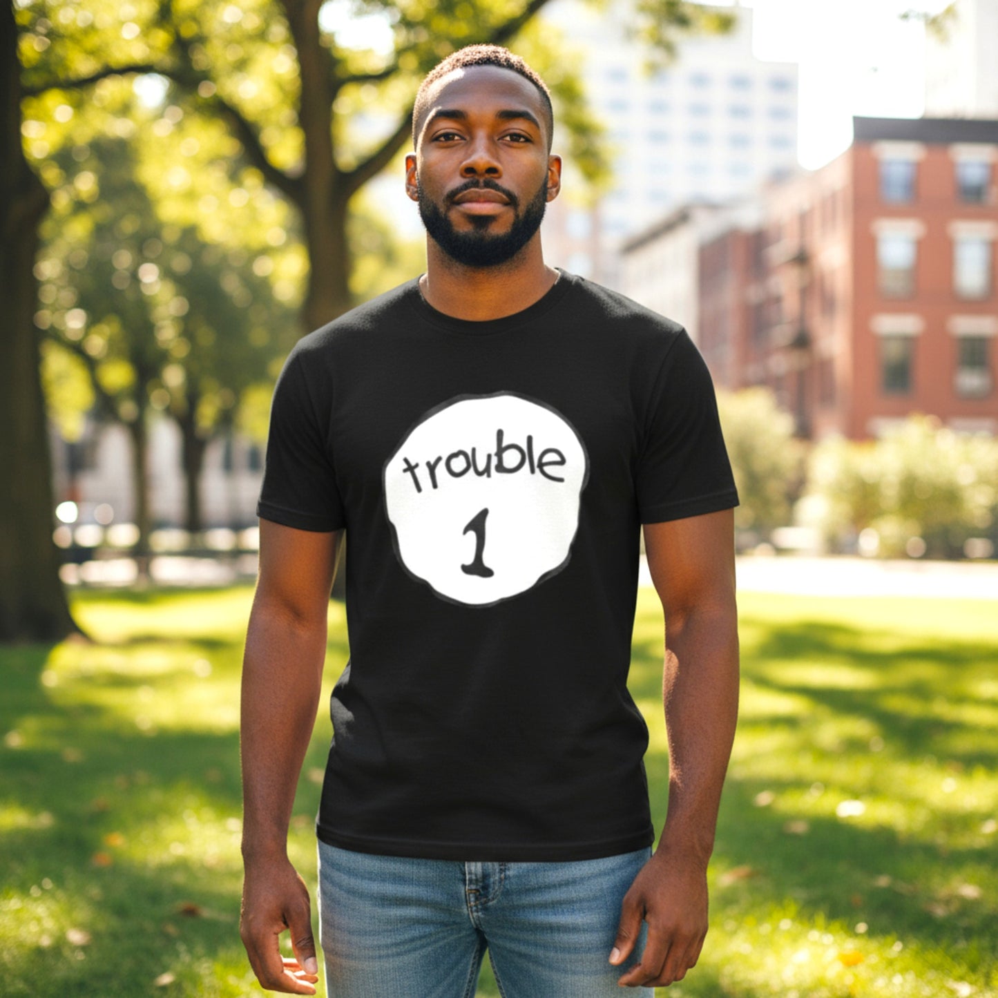 Trouble 1 T-Shirt - Black