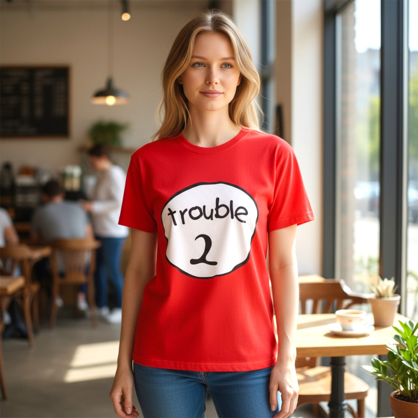 Trouble 2 T-Shirt - Red