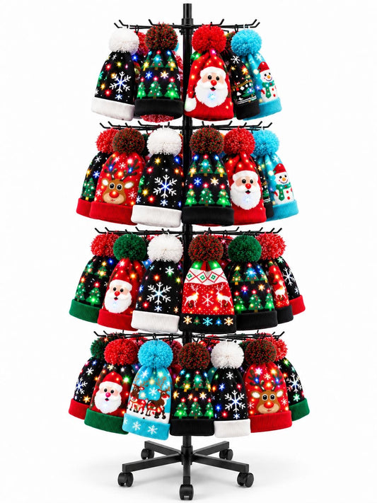 Light-up X-Mas Hats 96 pcs