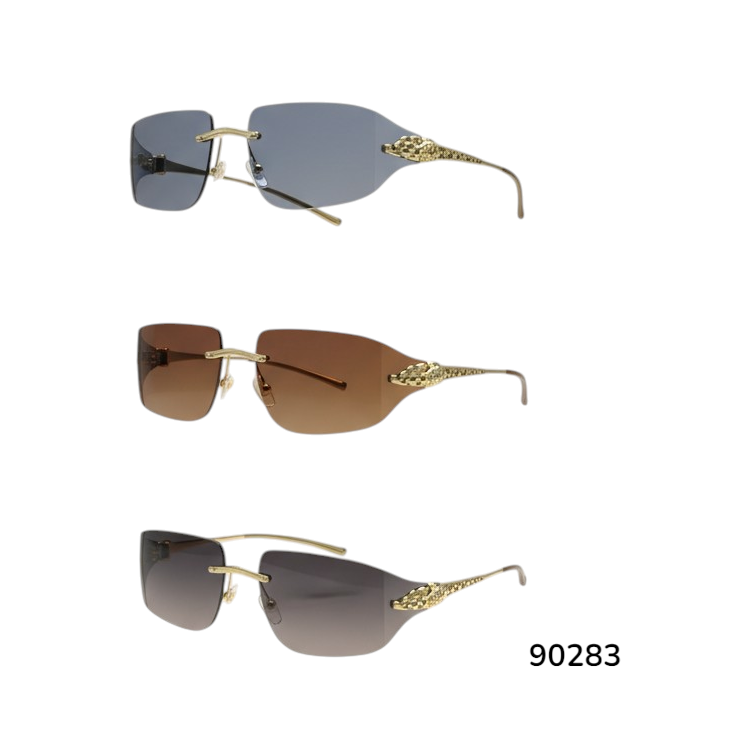 90283 Rimless Sunglasses- 1 Dzn