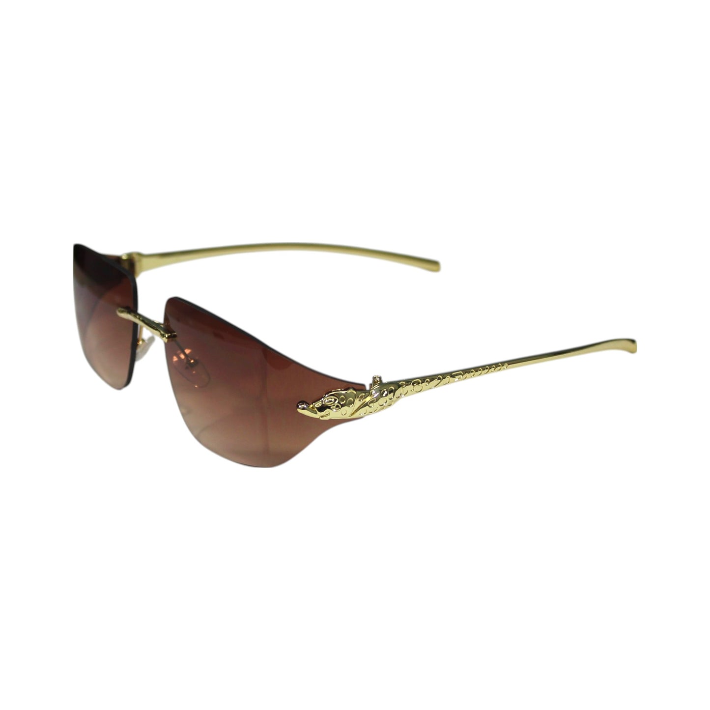 Rimless Leopard Sunglass Set - 90283