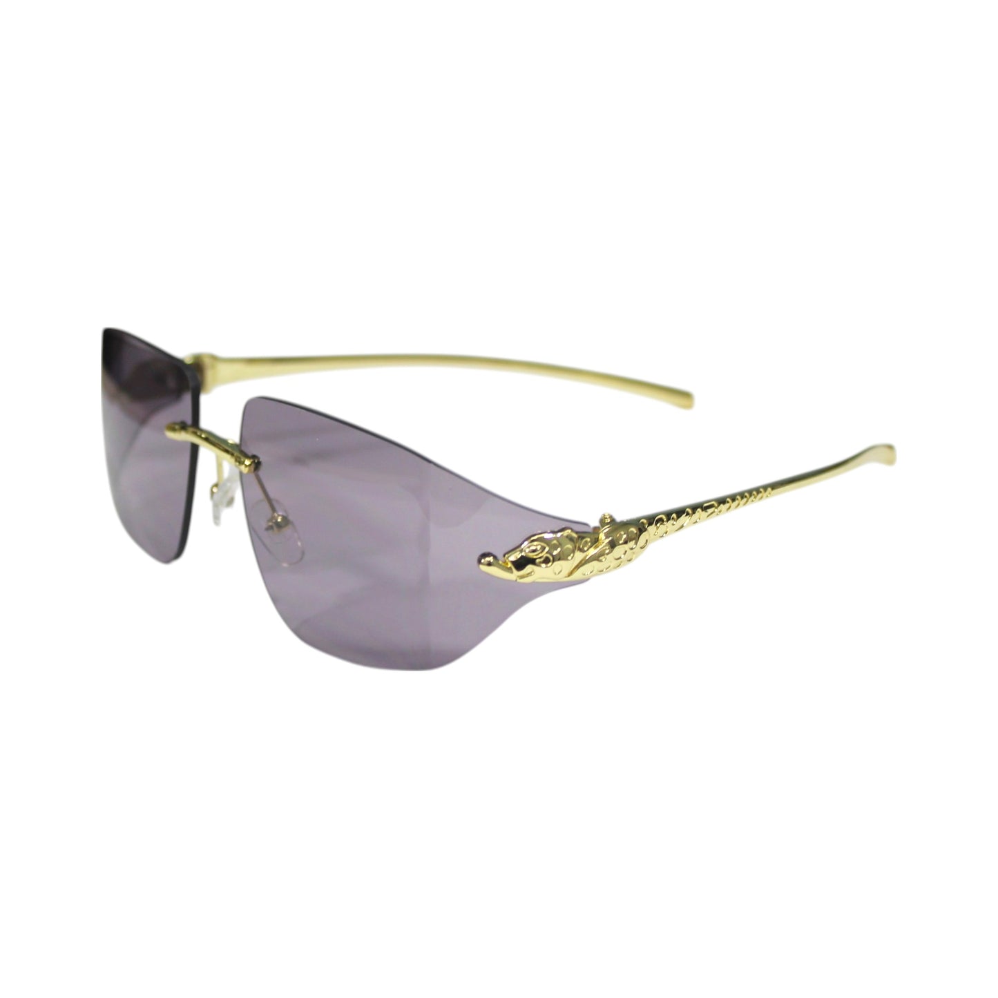 Rimless Leopard Sunglass Set - 90283