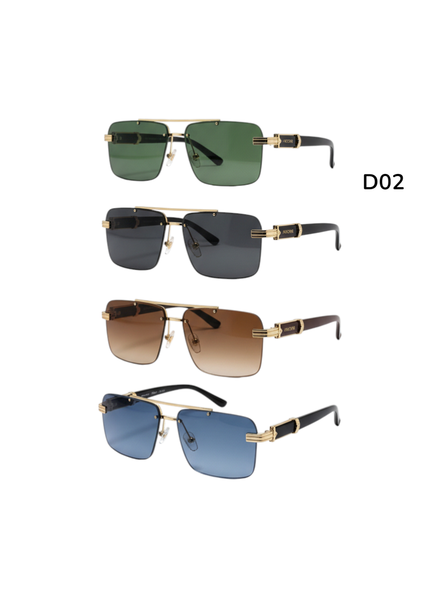 D02- SIGNATURE SQUARE SUNGLASSES- $30/DZN