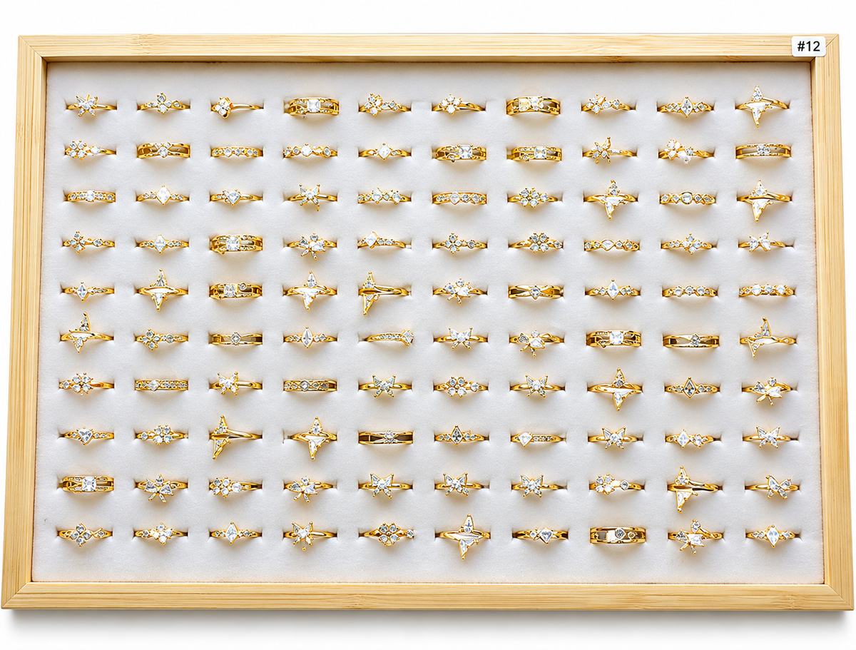 Everlasting Sparkle Ring Collection 12-100 pcs