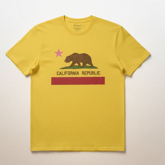 California Republic T-shirt (Yellow)