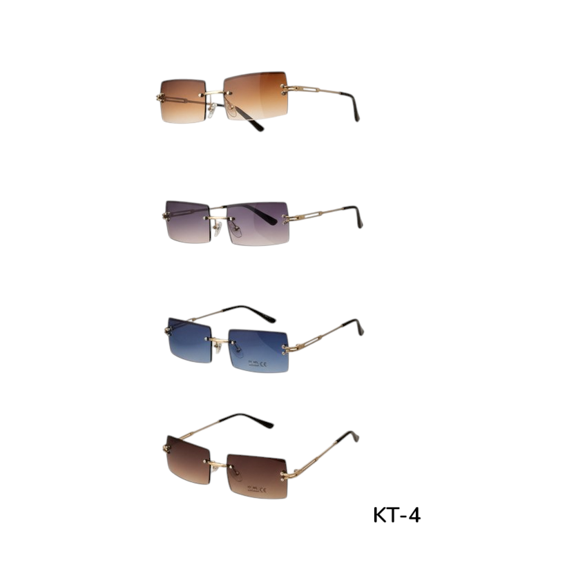 KT-4 Timeless Rectangle Sunglasses - 1 Dzn