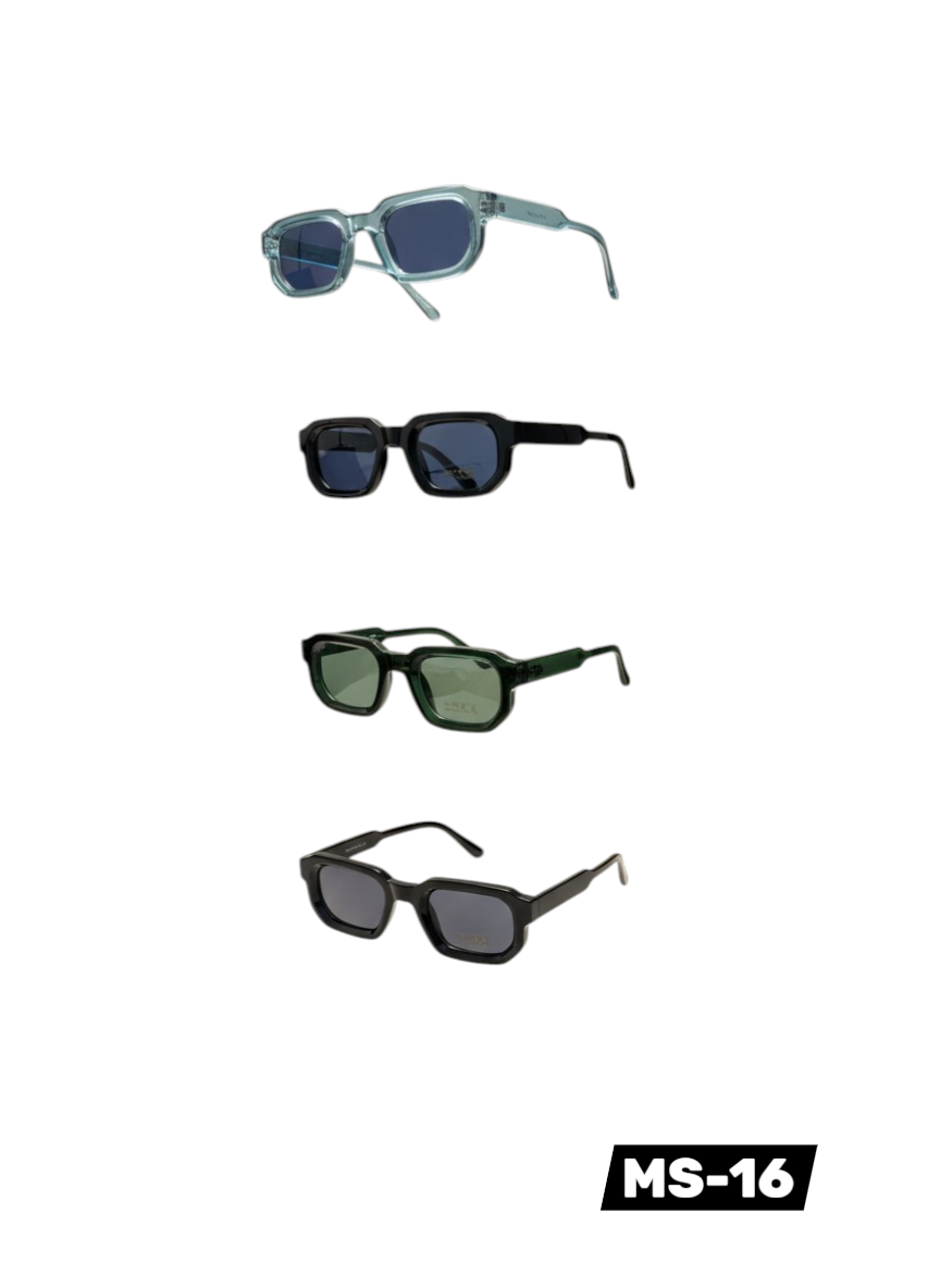 MS-16 CHUNKY 90'S RECTANGLE SUNGLASSES-$30/DZN