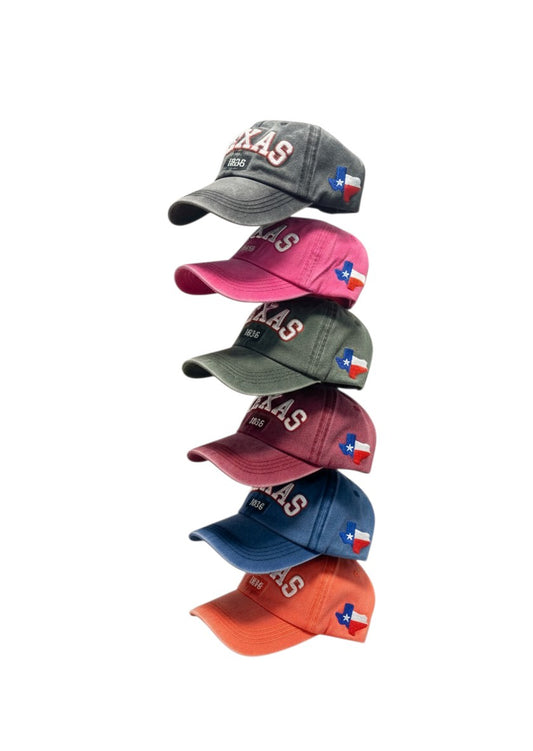 TEXAS 1836 CAPS (DESIGN 2)- $36/DZN