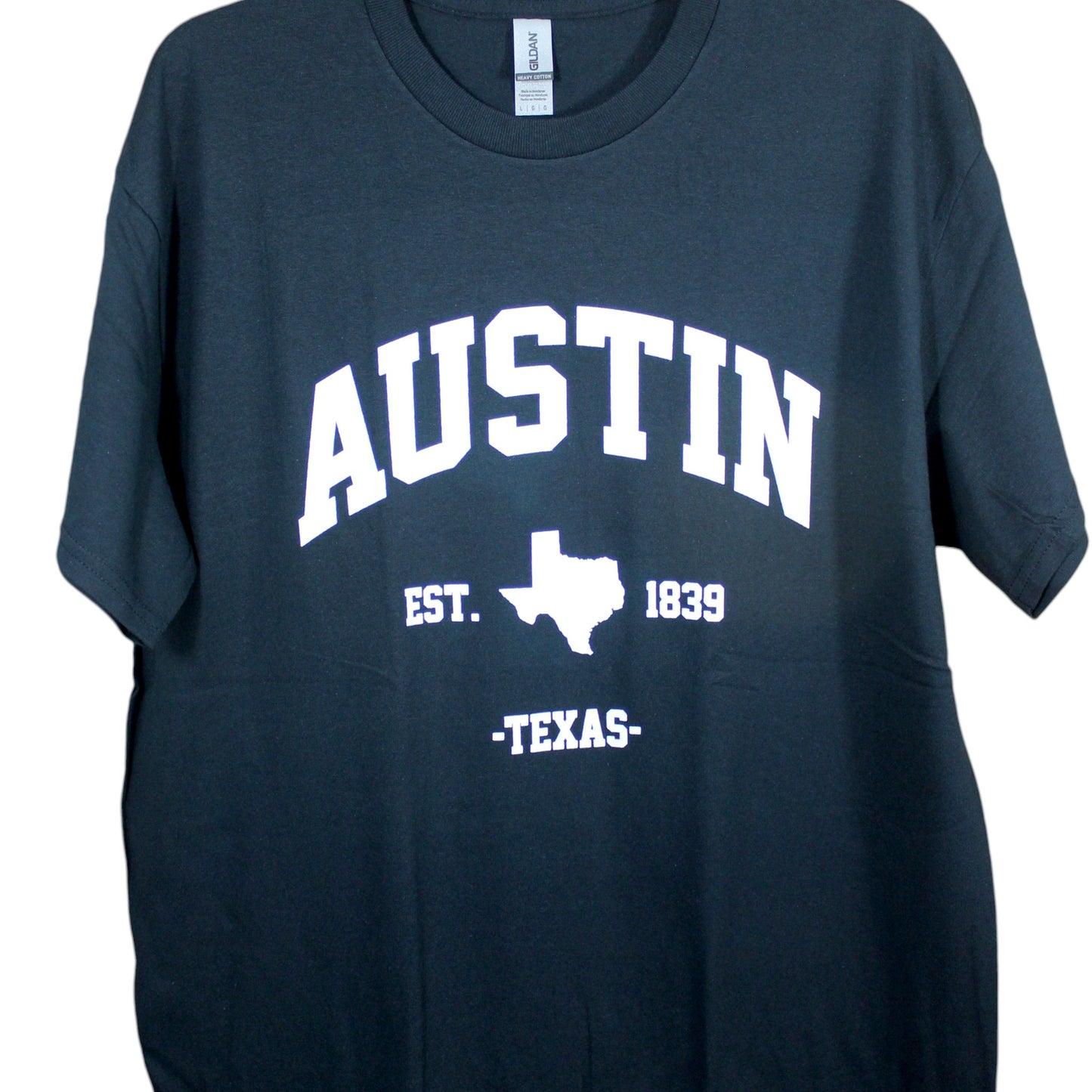 Austin Texas EST.1839 T-Shirt - Black