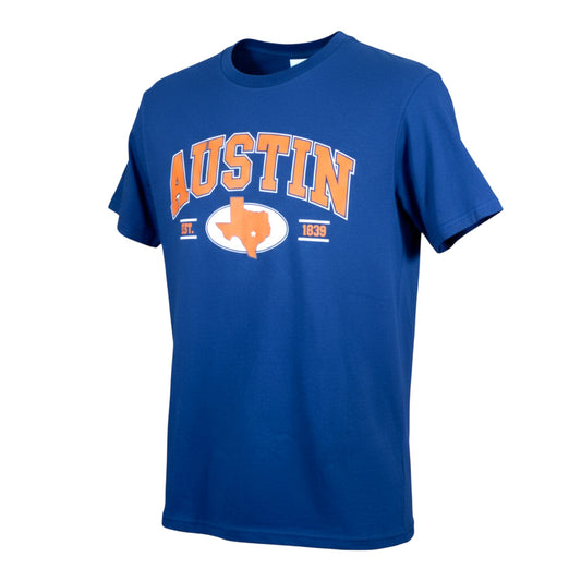 Austin EST.1839 State T-Shirt - Black