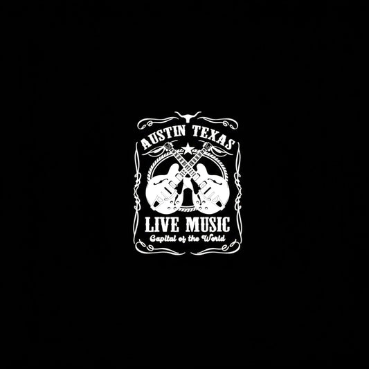 ATX Live Music Capital of the World T-Shirt - Black