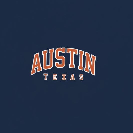 Austin Texas Hoodie -Navy
