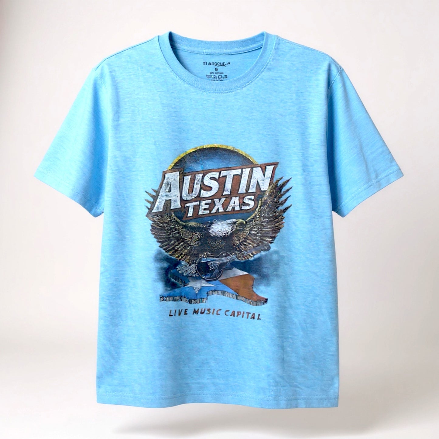 ATX 'Live Music Capital' T-Shirt - Blue
