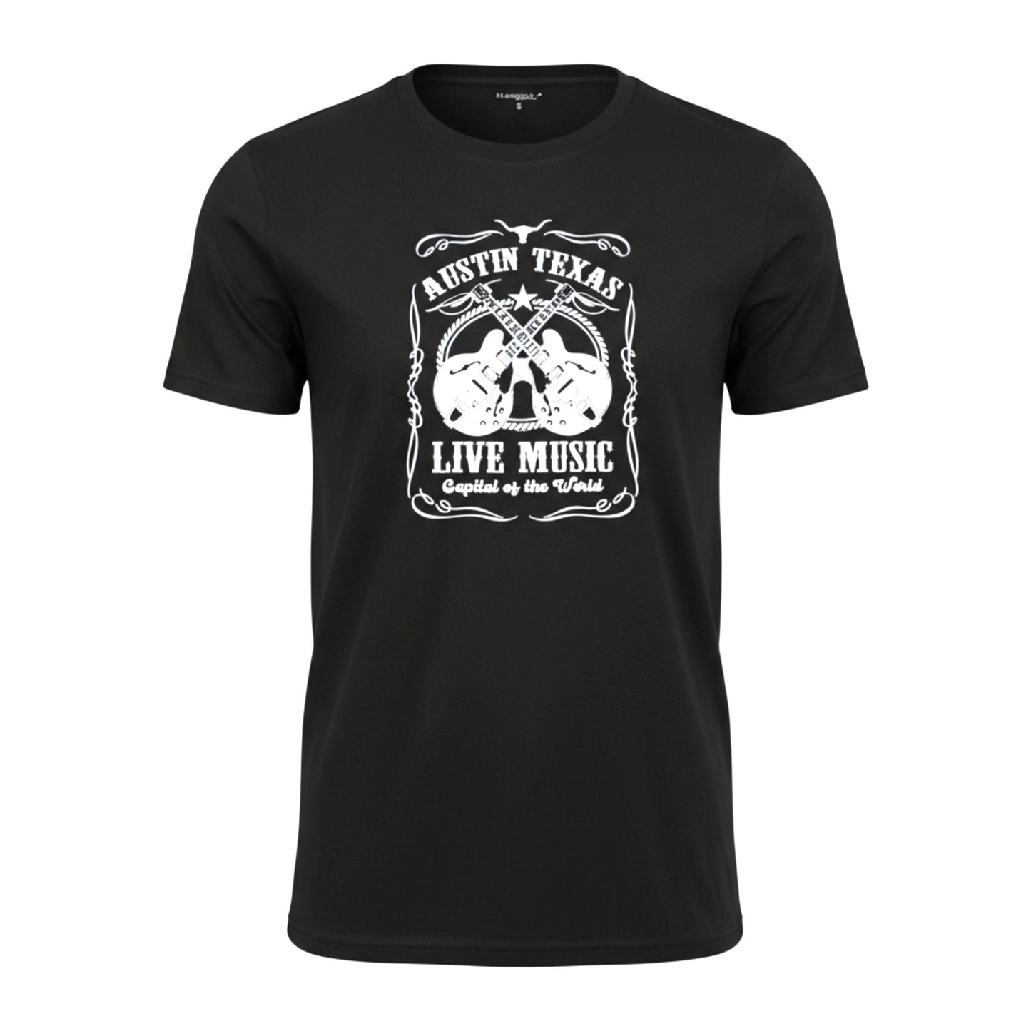 ATX Live Music Capital of the World T-Shirt - Black