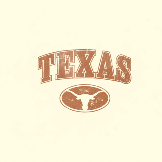 Texas Longhorn Hoodie-Beige