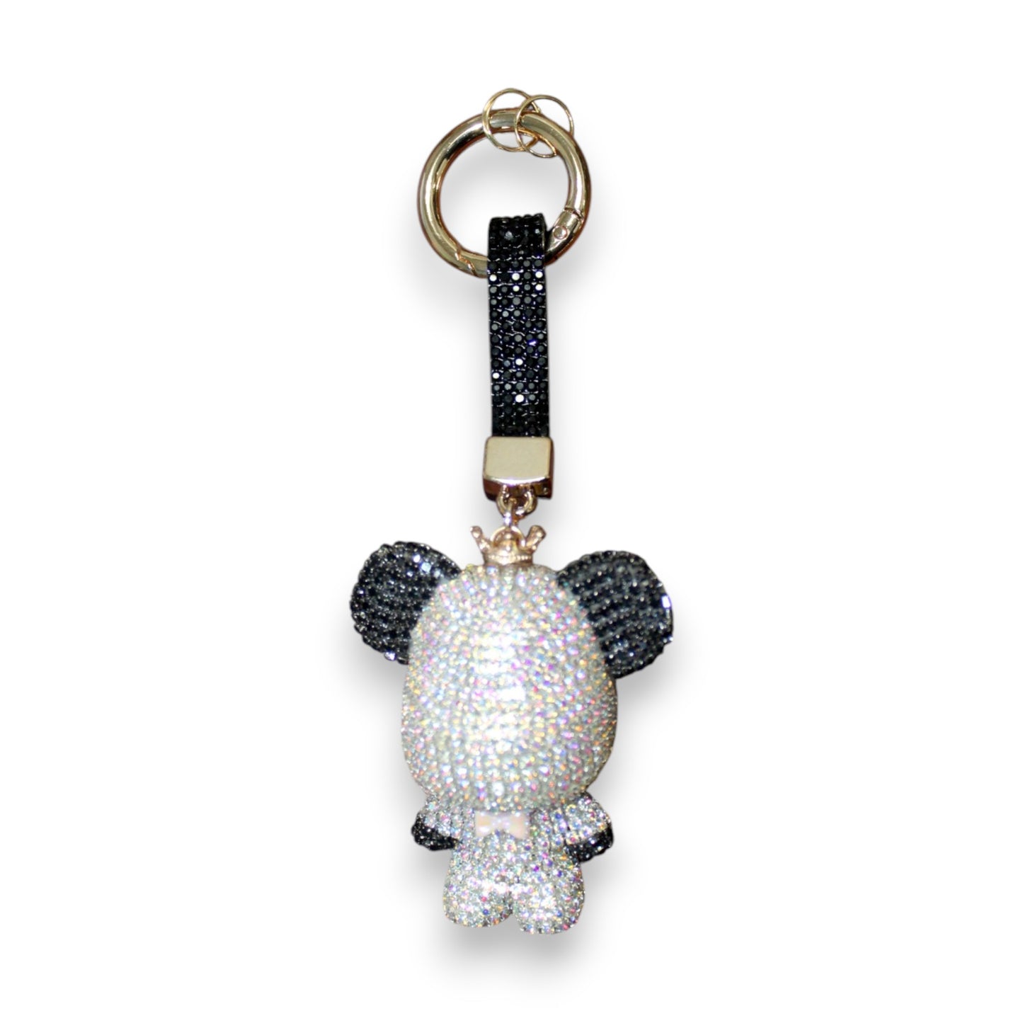 Sparkly Elegant Bear Keychain Set