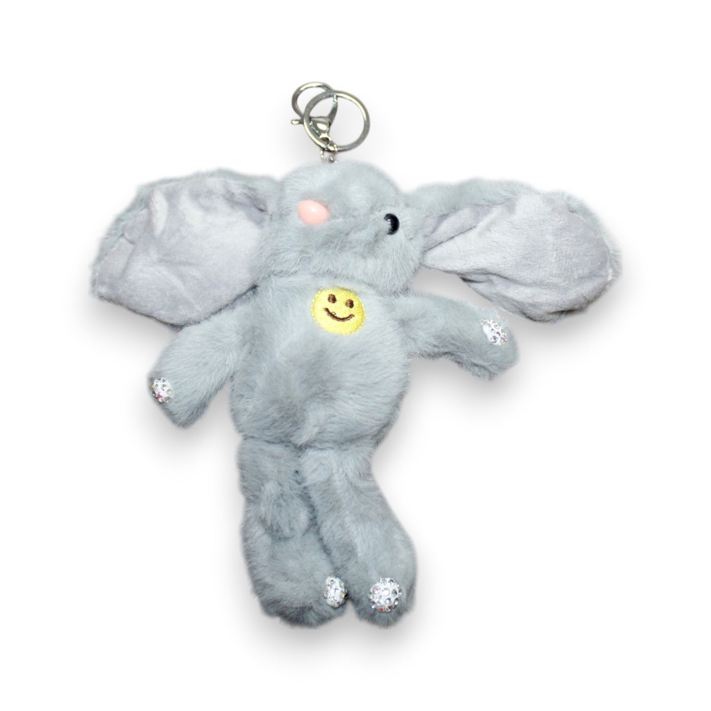 Bunny Smiley Face Keychain Set - 45532