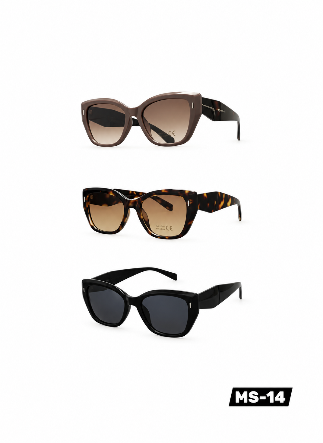 MS-14 BUTTERFLY FRAME SUNGLASSES - $30/DZN