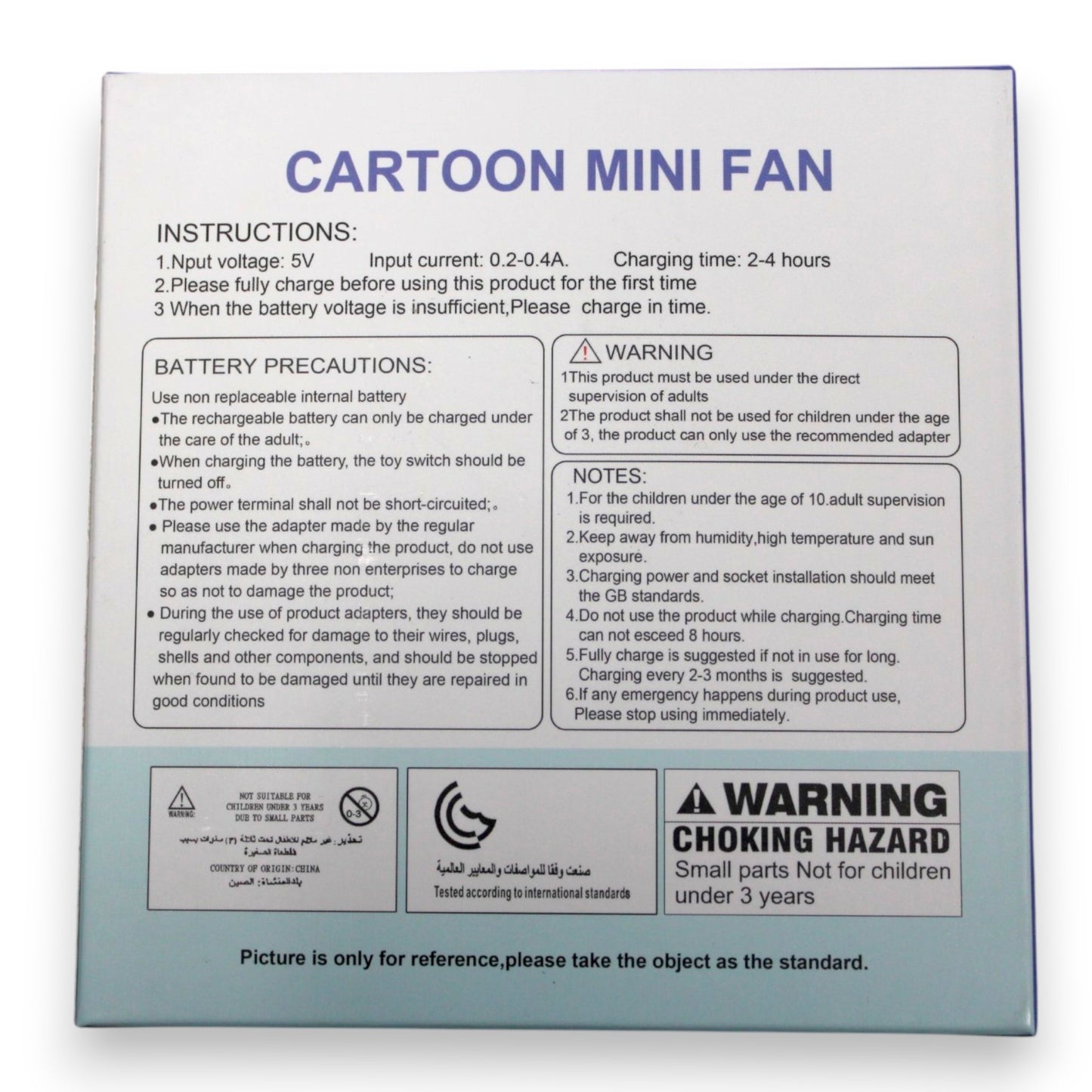 Cartoon Mini Fan - DD8012