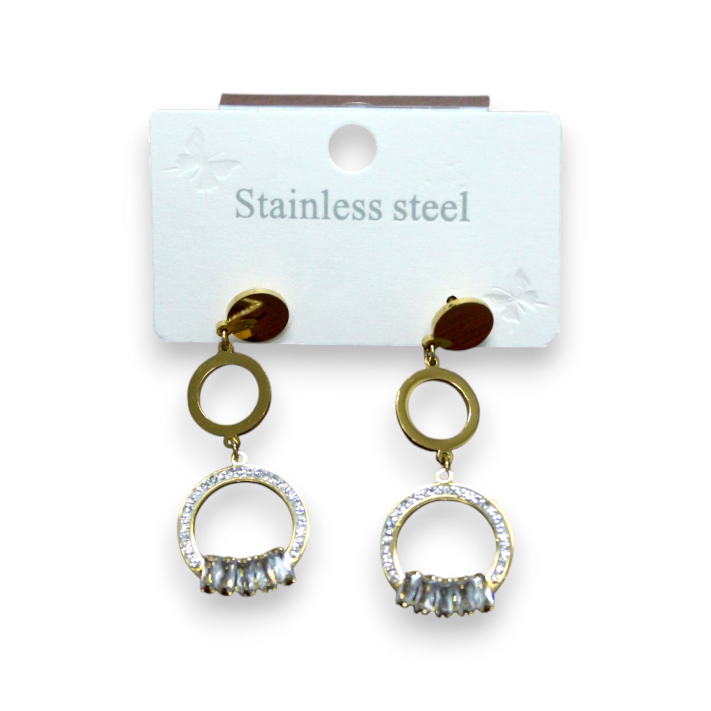 Triple Circle Earring - Gold (1 Dzn)