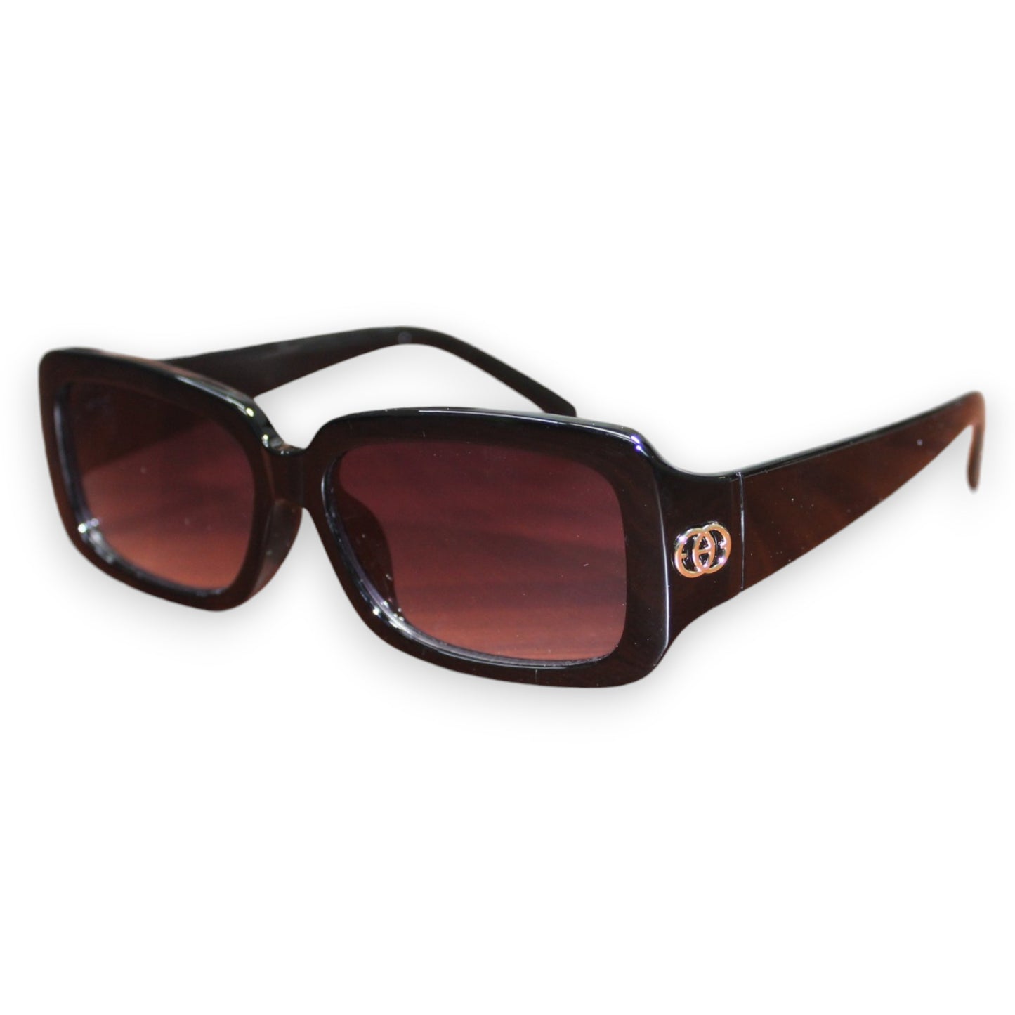 Double Circle Square Sunglass Set - 5107