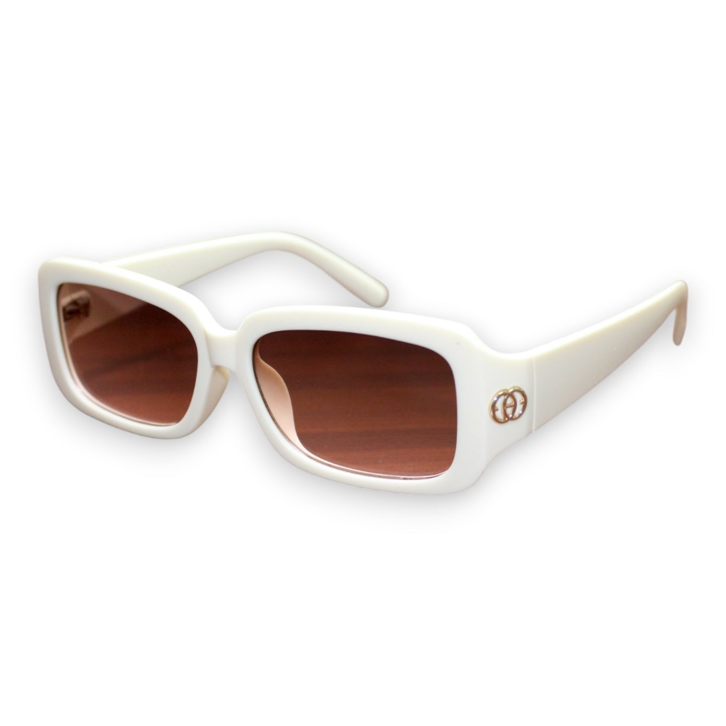 Double Circle Square Sunglass Set - 5107