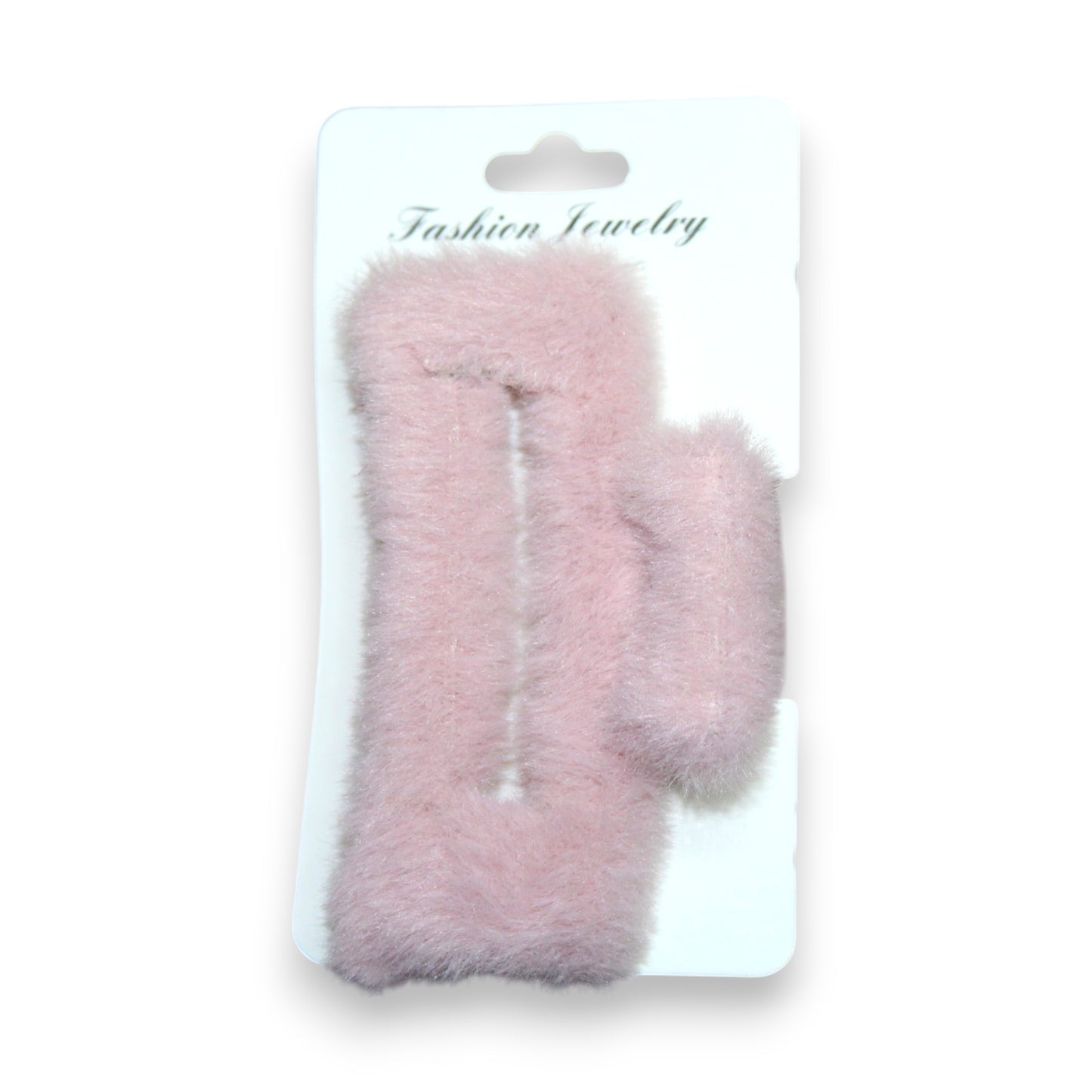 Fuzzy Hair Clip - Dark Pink (1 Dzn)