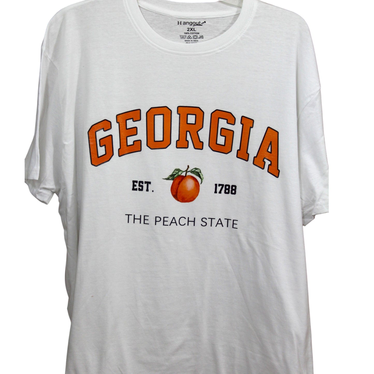 Georgia Peach State T-Shirt - White
