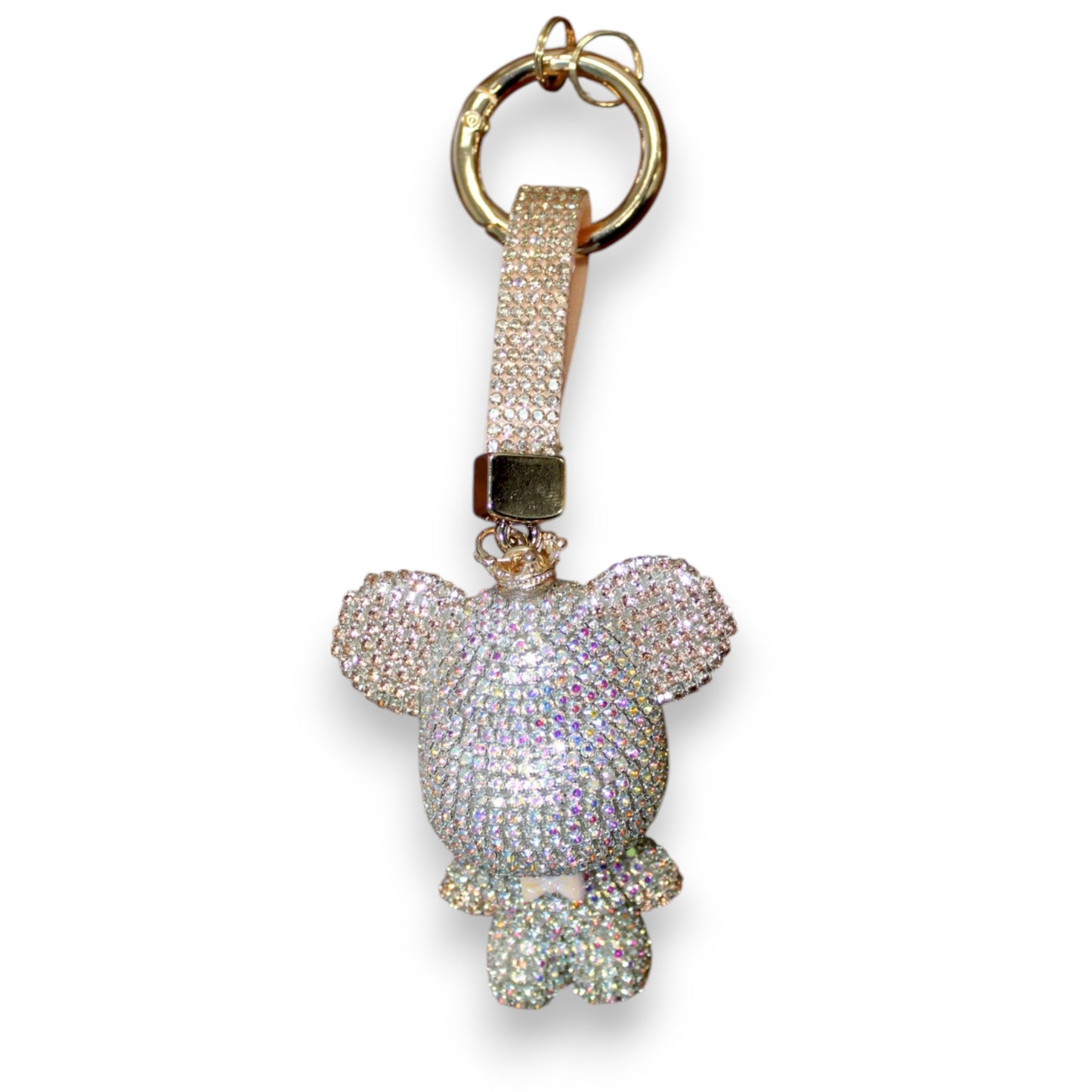 Sparkly Elegant Bear Keychain Set