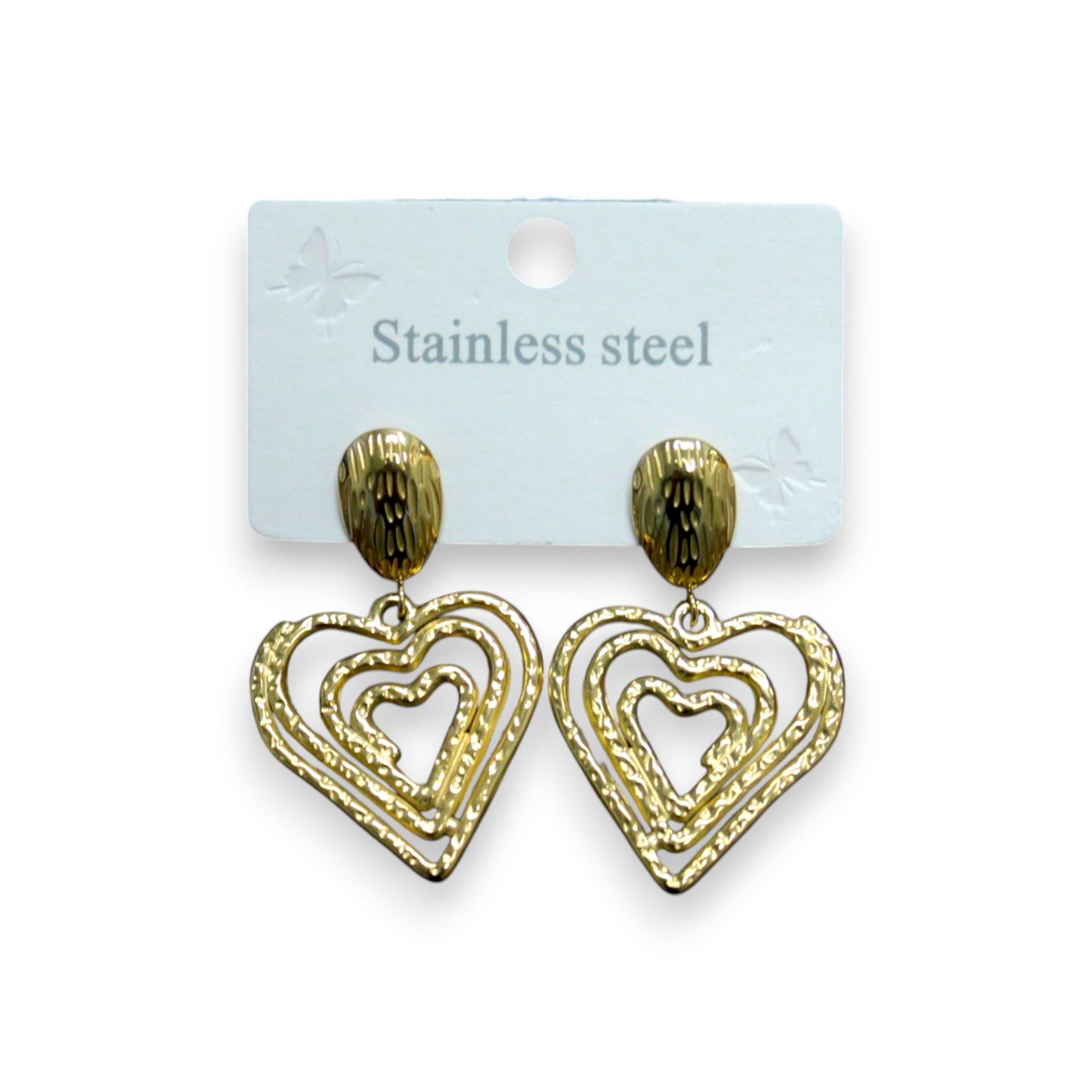 Heart Earring - Gold (1 Dzn)