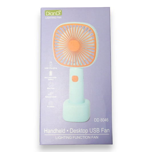 Handheld/Desktop Colorful Fan - DD8046