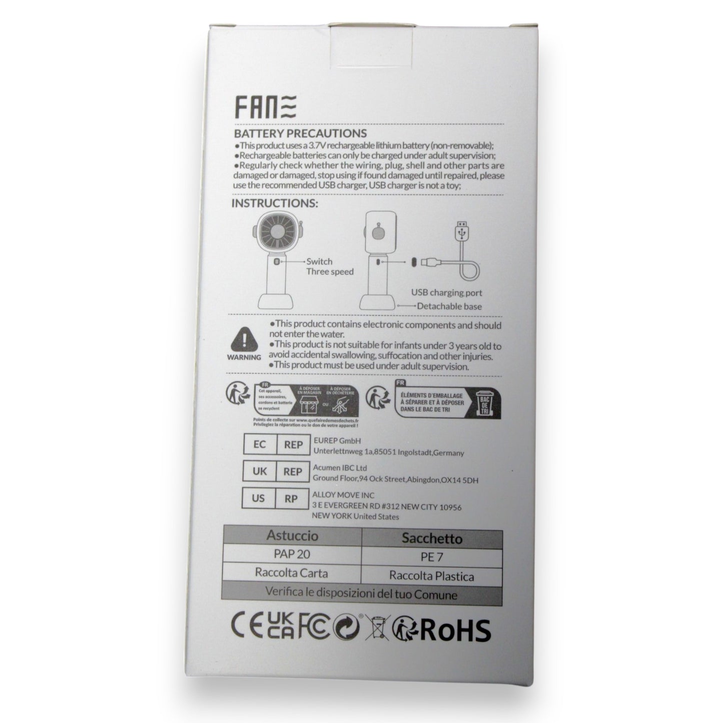 Handheld Fan - ZB102