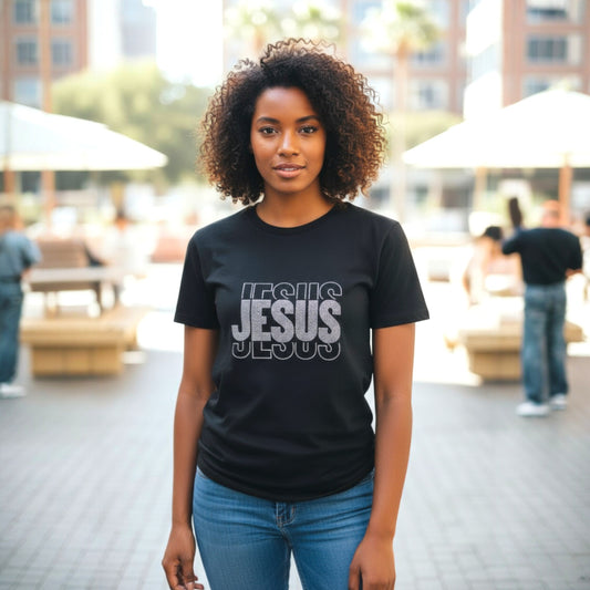 Sparkly Jesus T-shirt