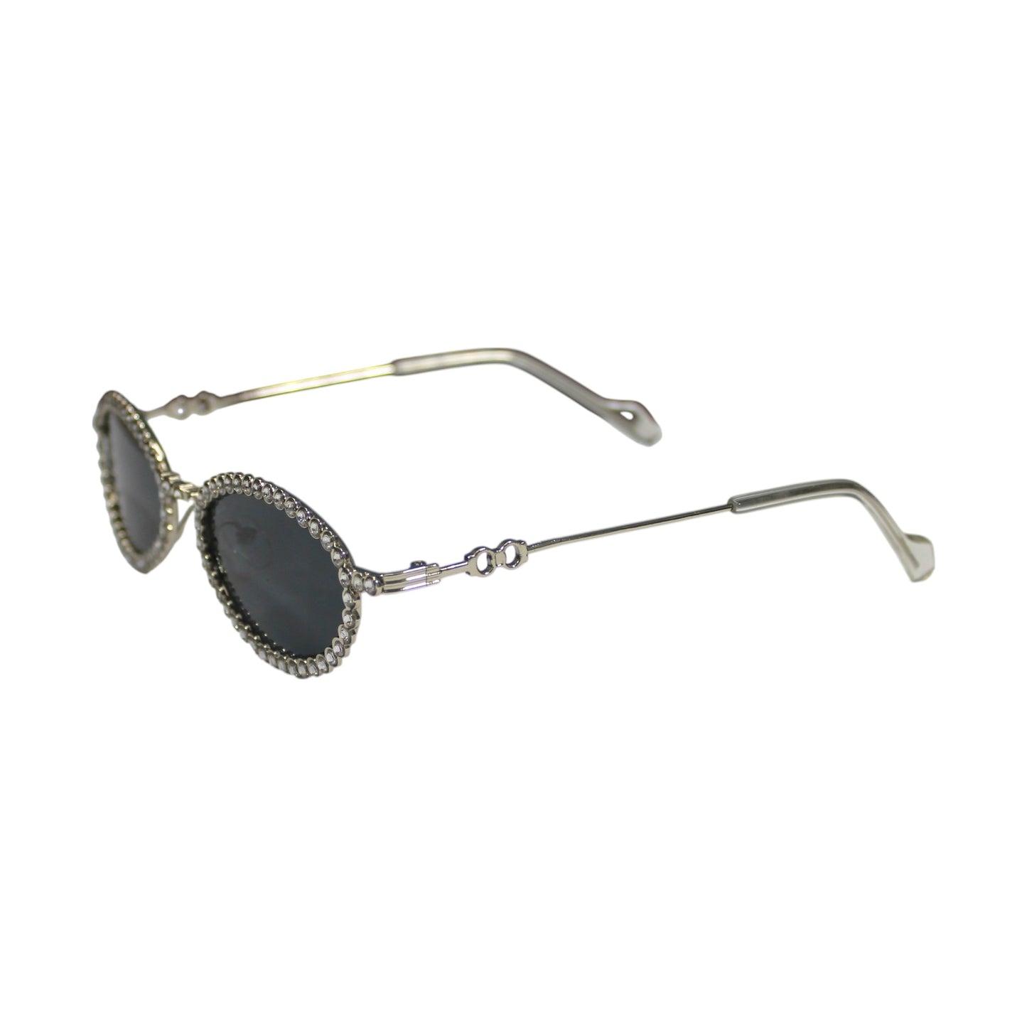 Oval Rhinestone Sunglass Set - KT23