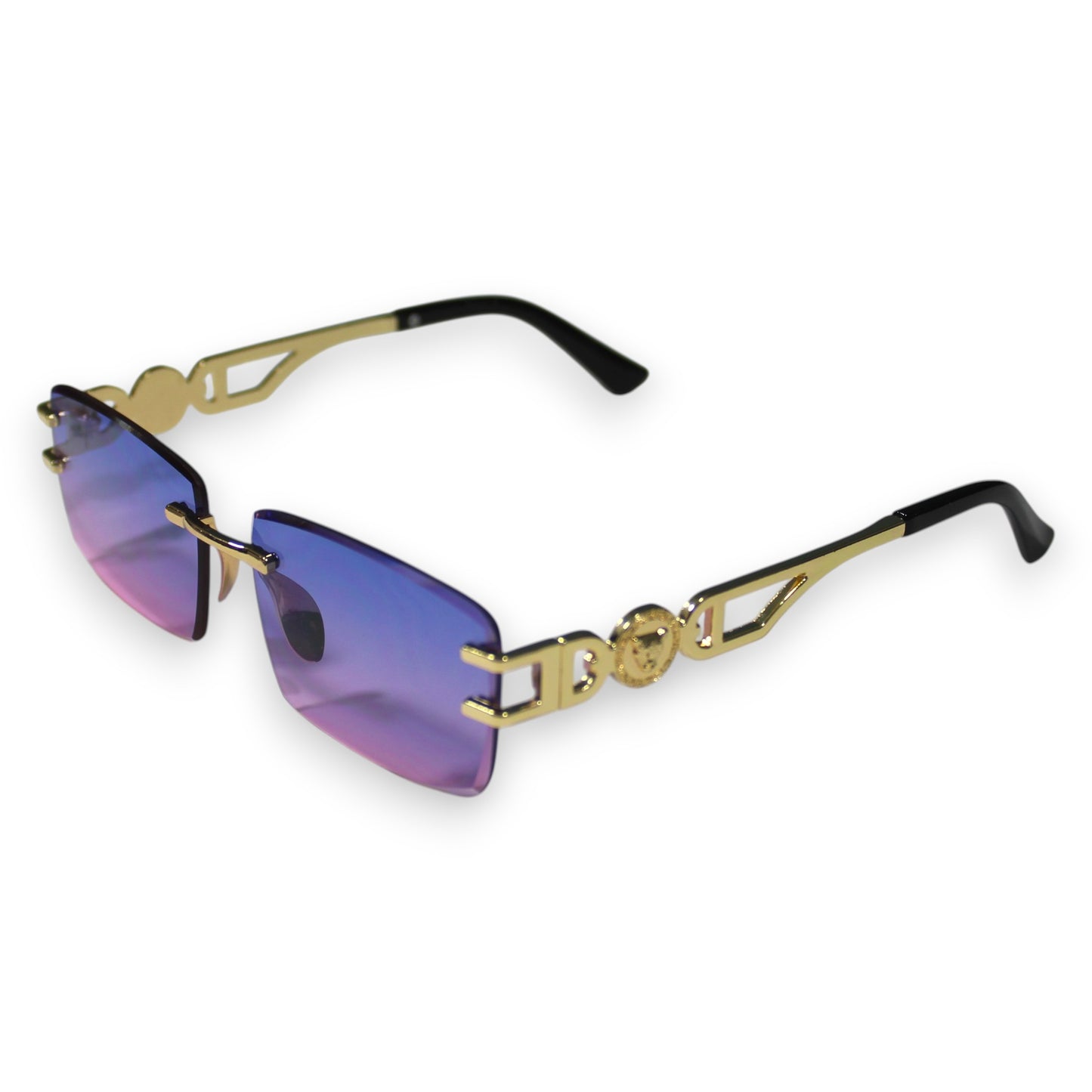 Stylish Rectangle Sunglass Set - KT3
