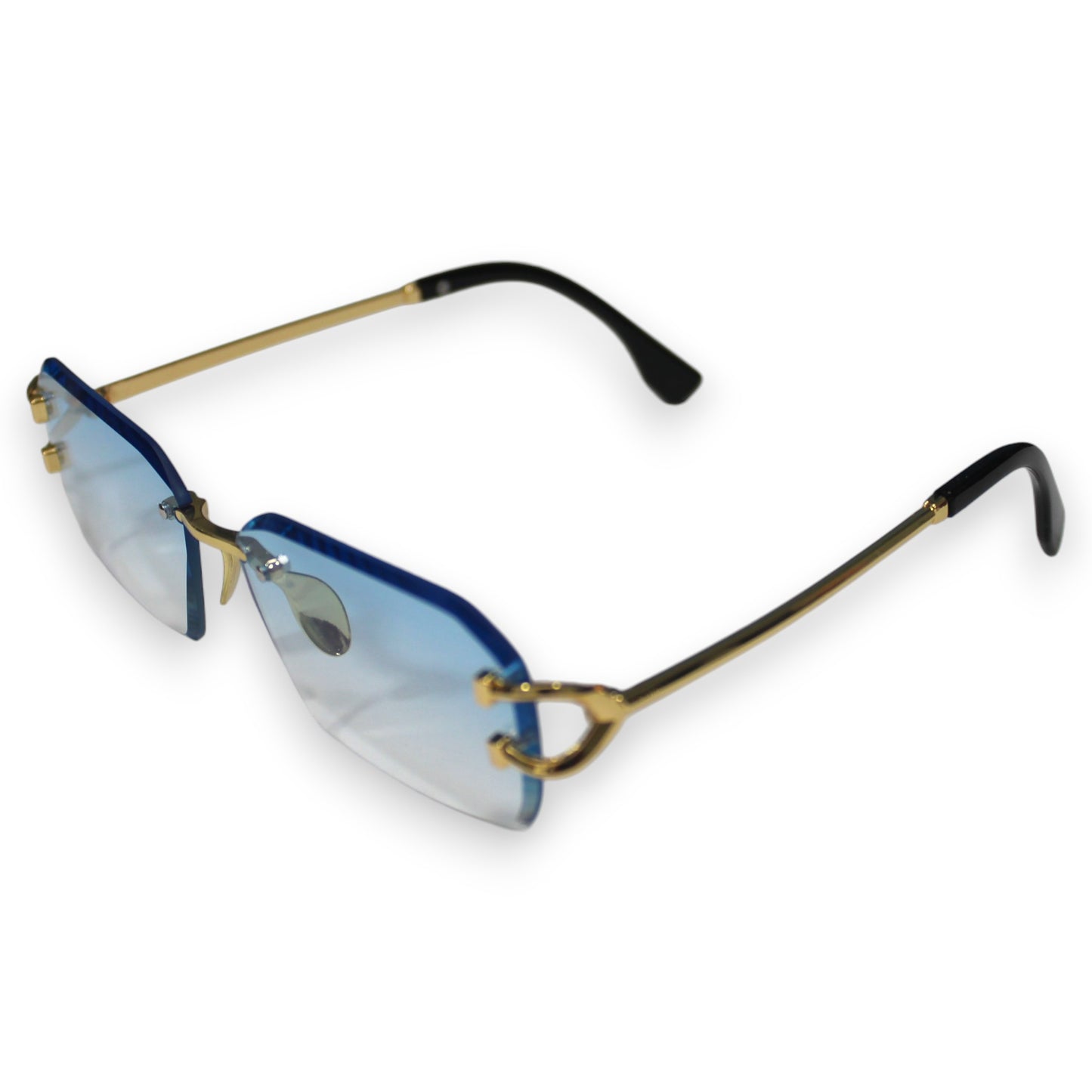Gradient Rectangle Sunglass Set - KT5