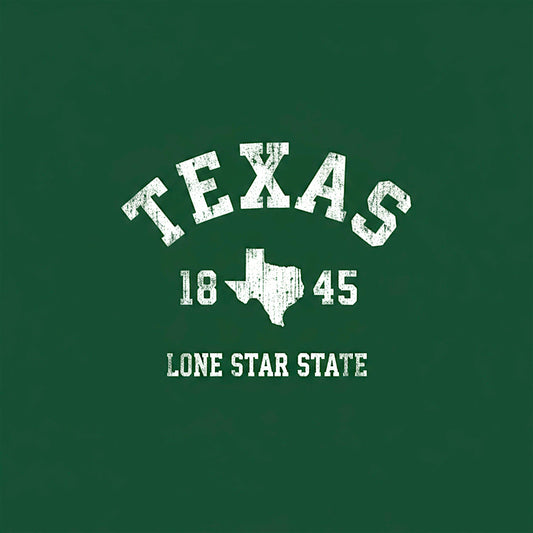 Texas 1845 Lone Star State Hoodie