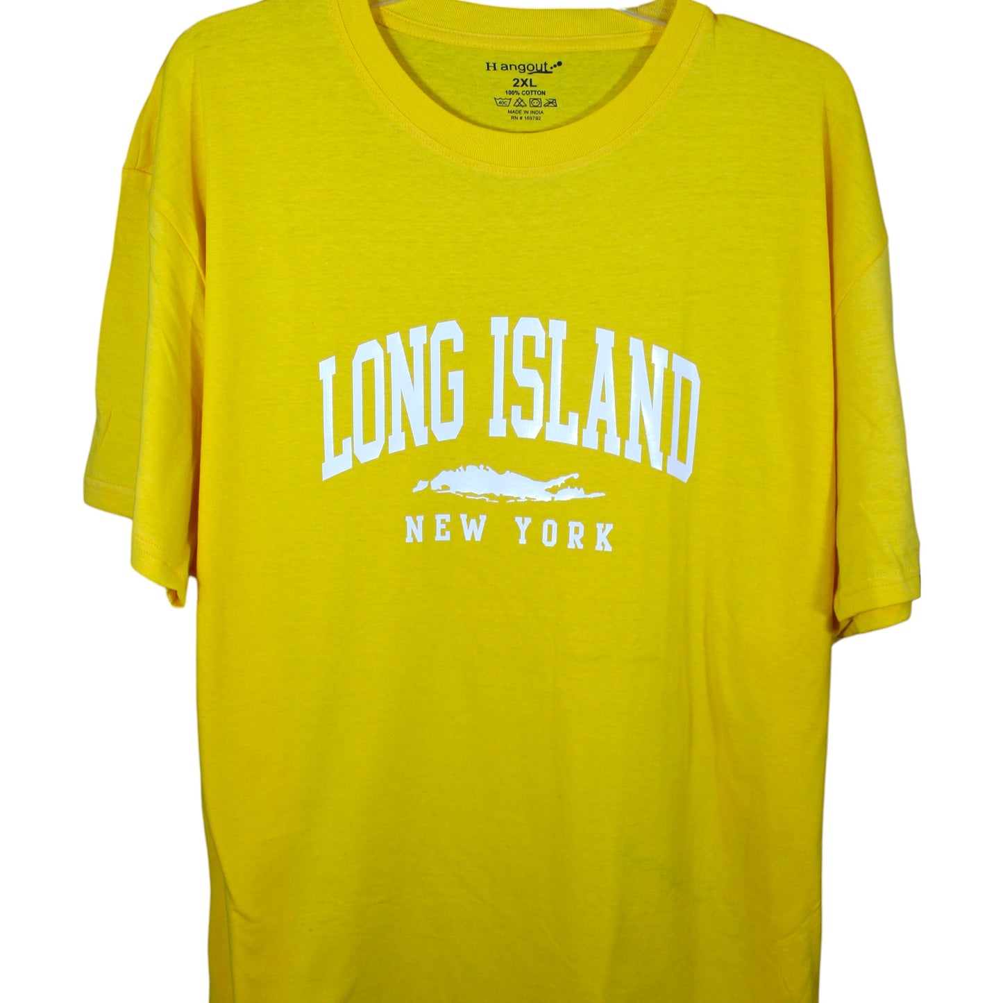 Long Island New York T-Shirt - Yellow