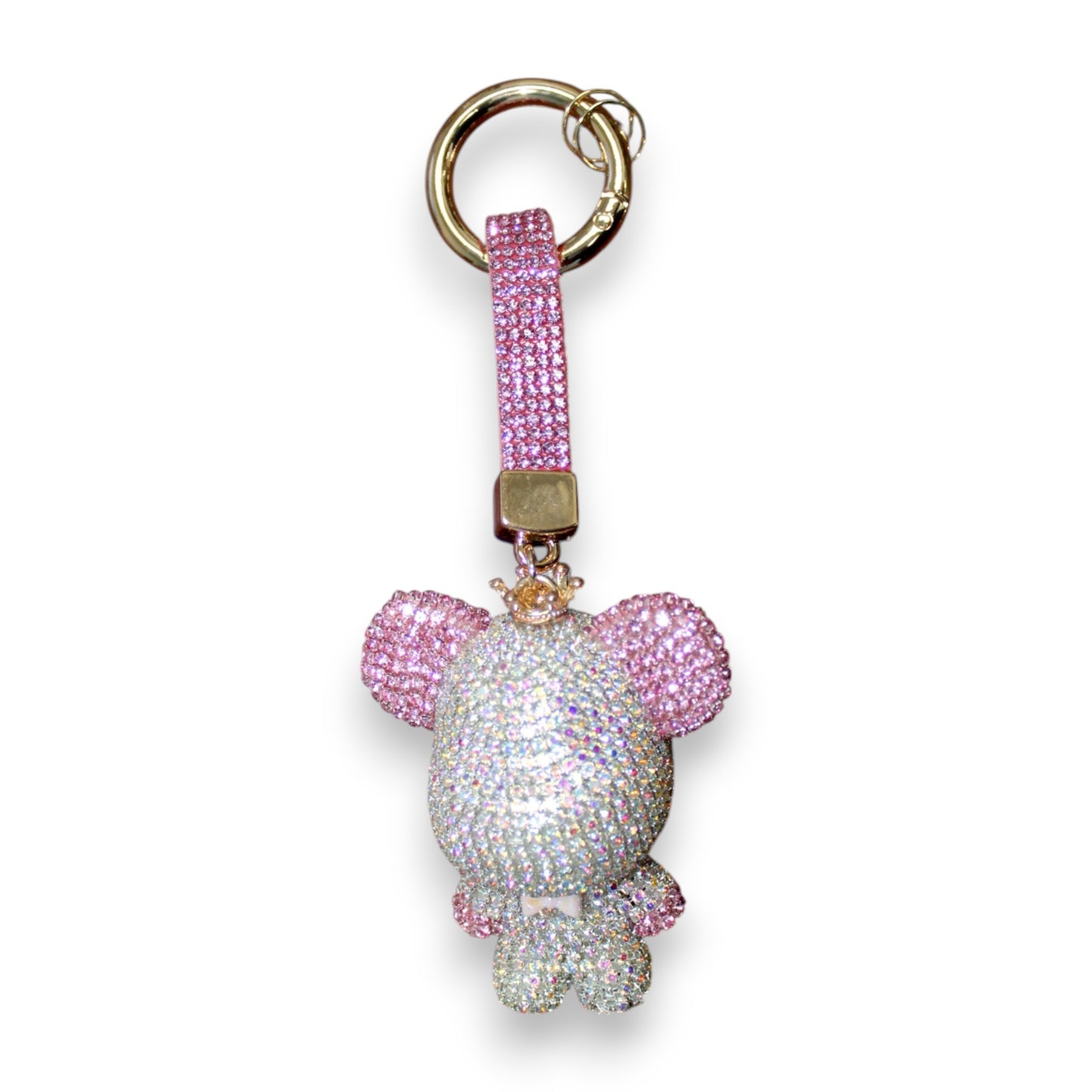 Sparkly Elegant Bear Keychain Set