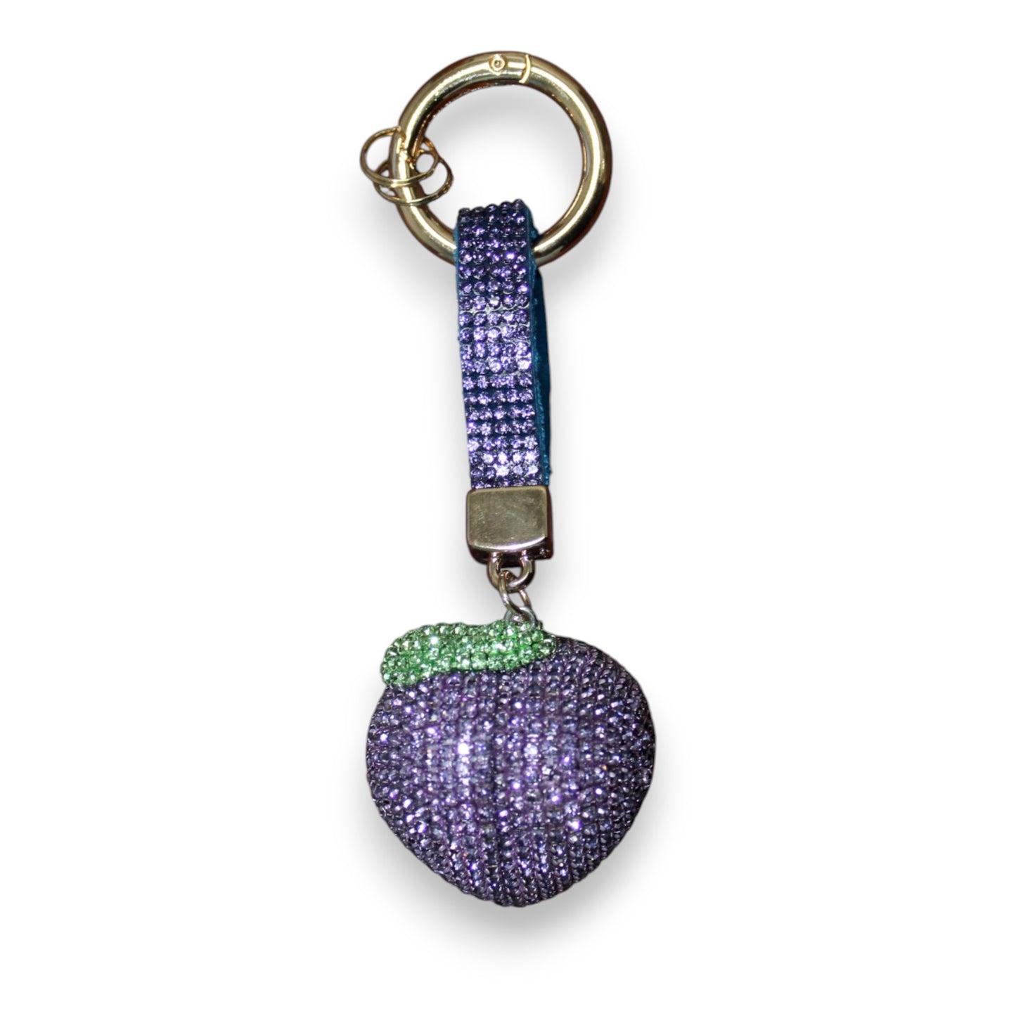 Sparkly Fruit Keychain Set
