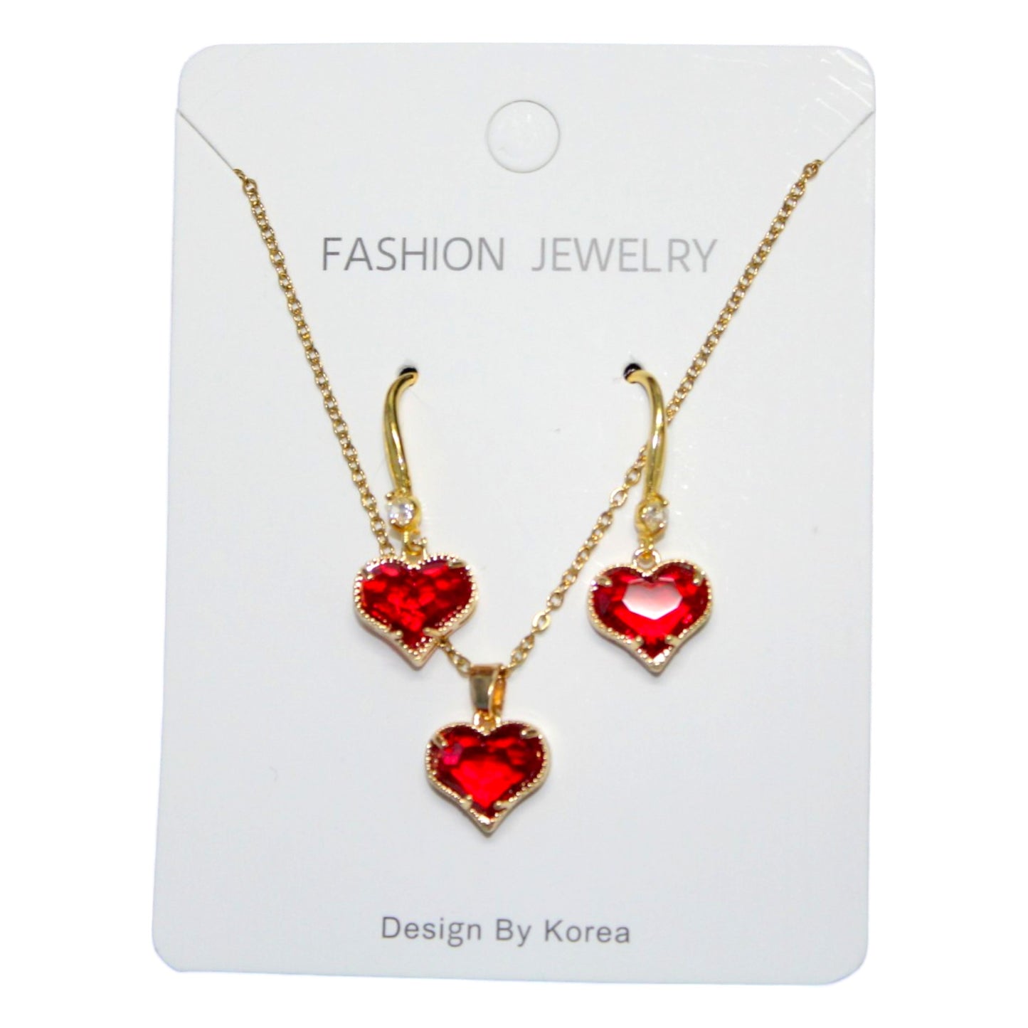 Elegant Heart Set - Red (1 Dzn)