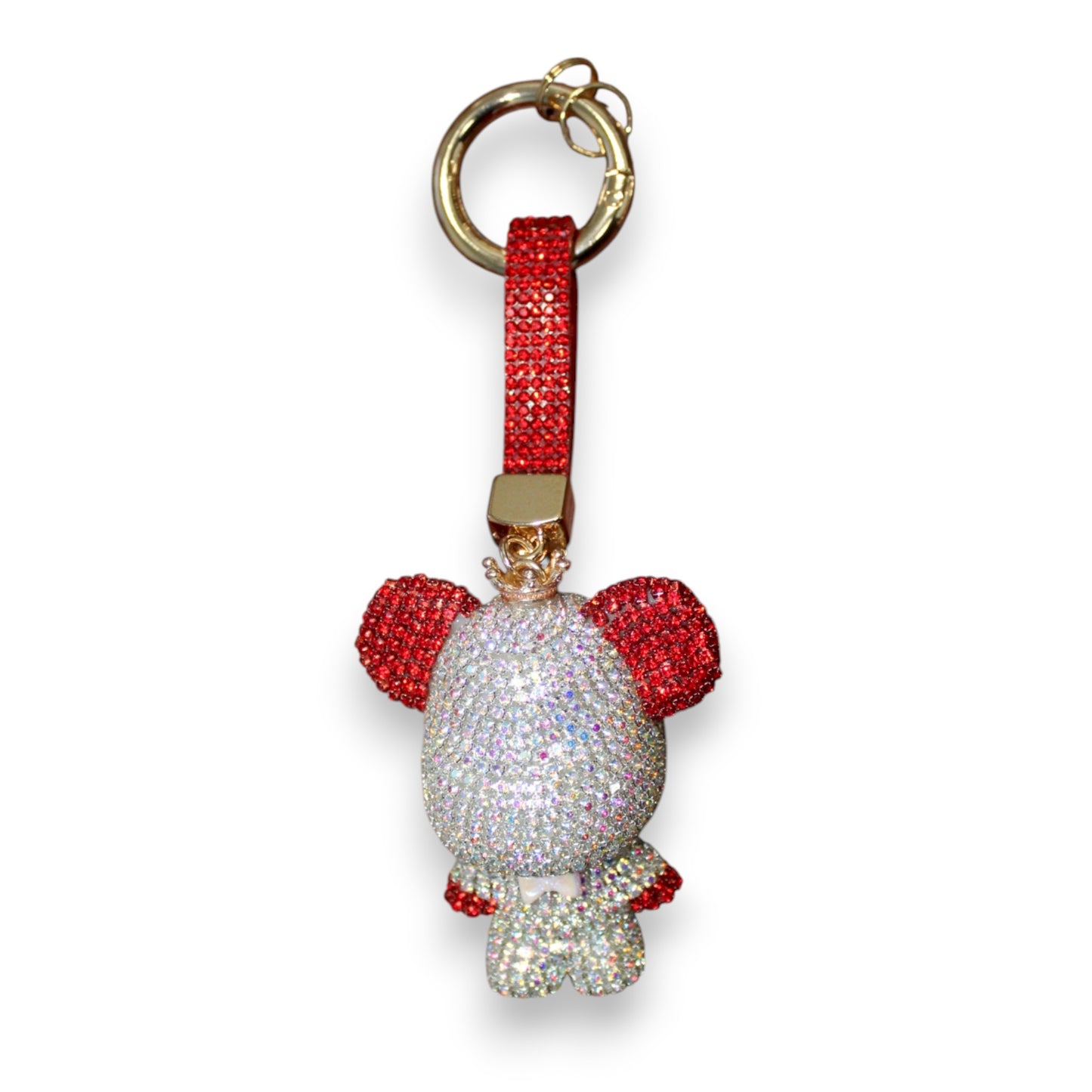 Sparkly Elegant Bear Keychain Set