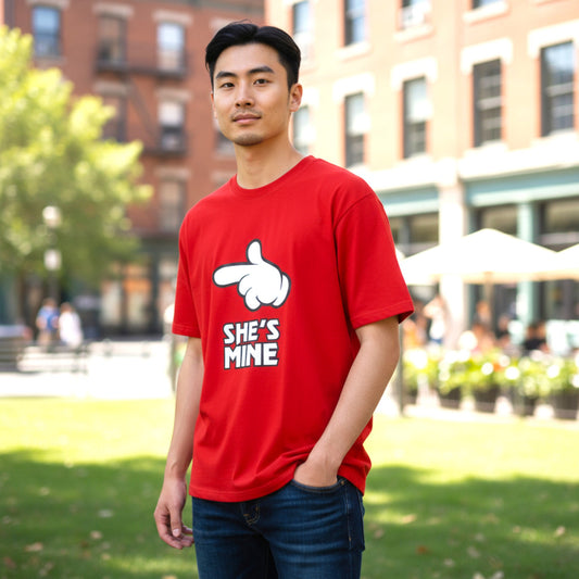 She's Mine T-Shirt - Red