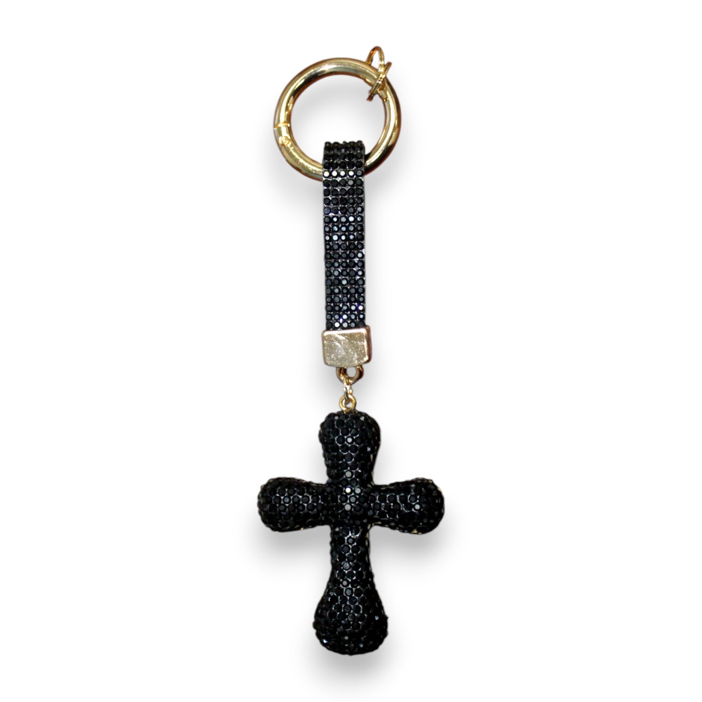 Sparkly Cross Keychain Set