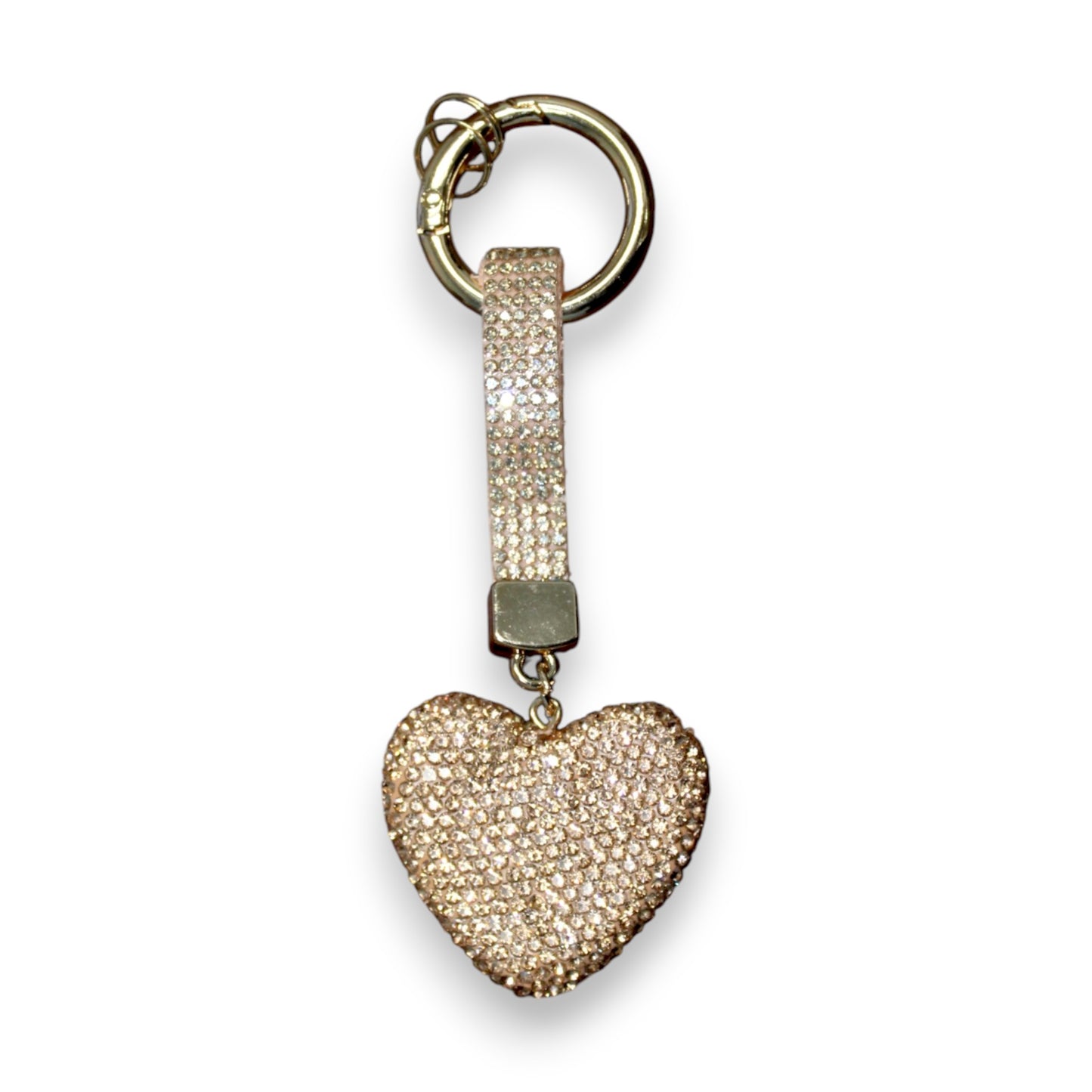 Sparkly Heart Keychain Set