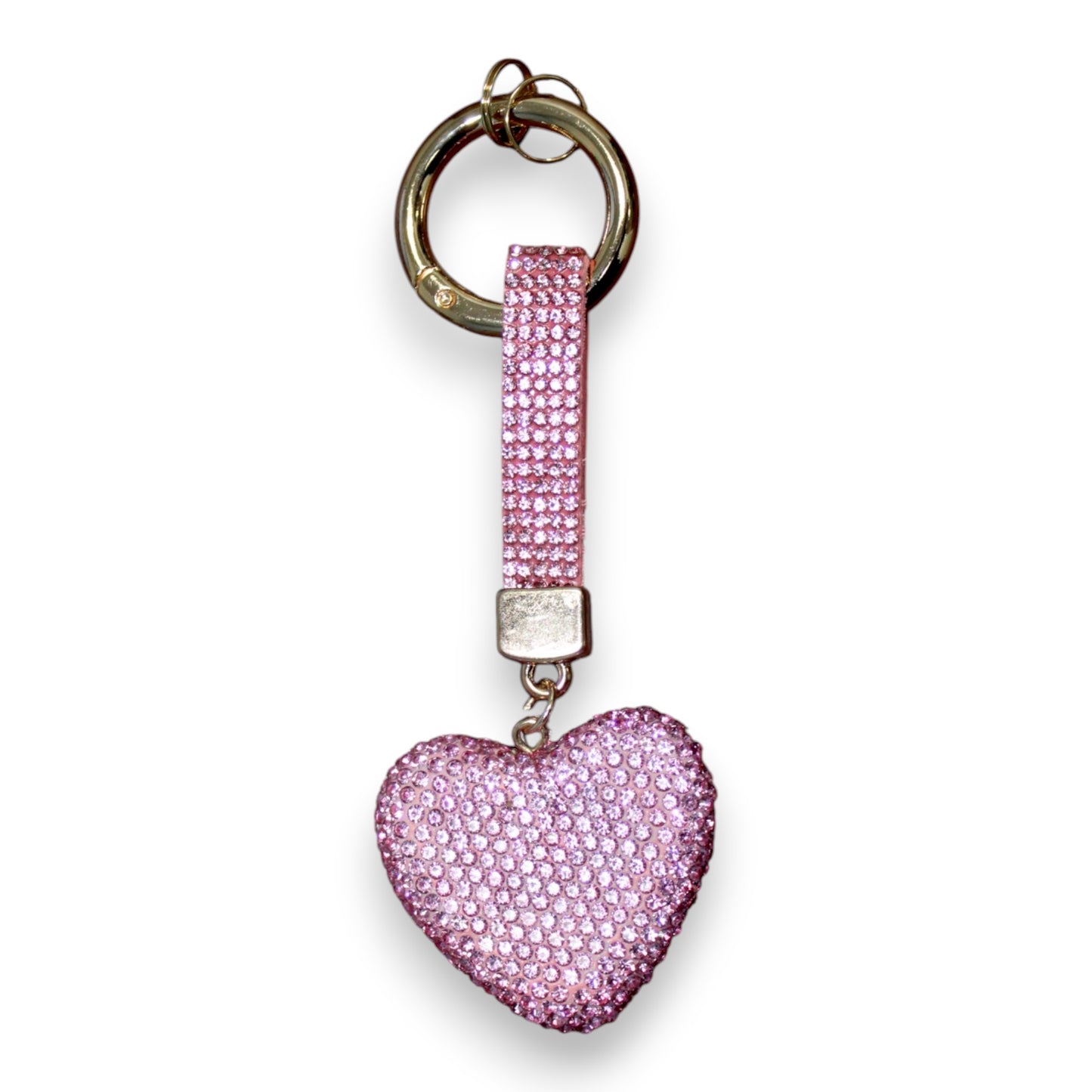 Sparkly Heart Keychain Set