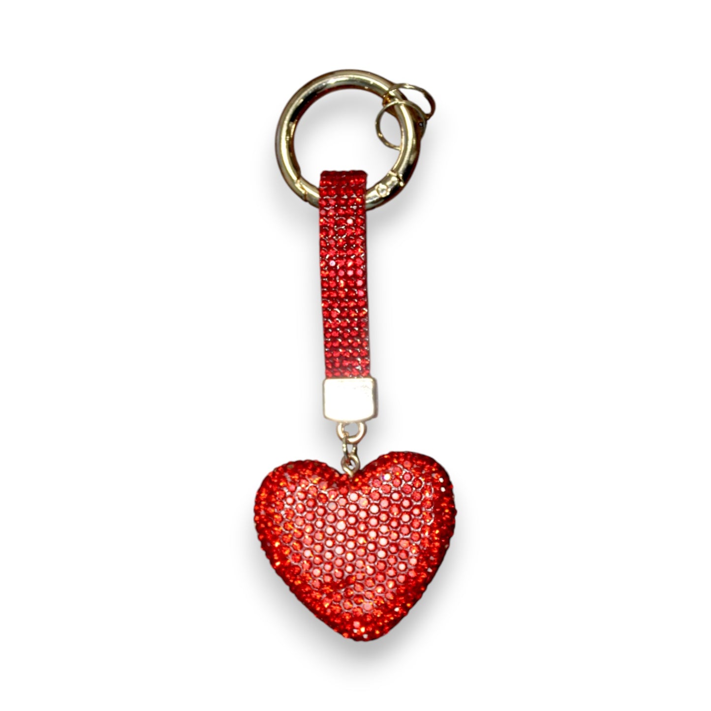 Sparkly Heart Keychain Set