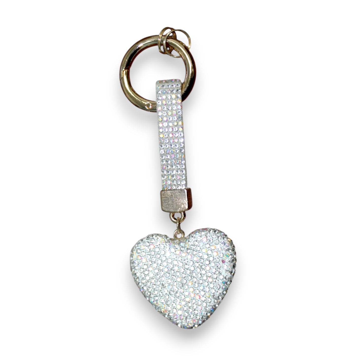 Sparkly Heart Keychain Set