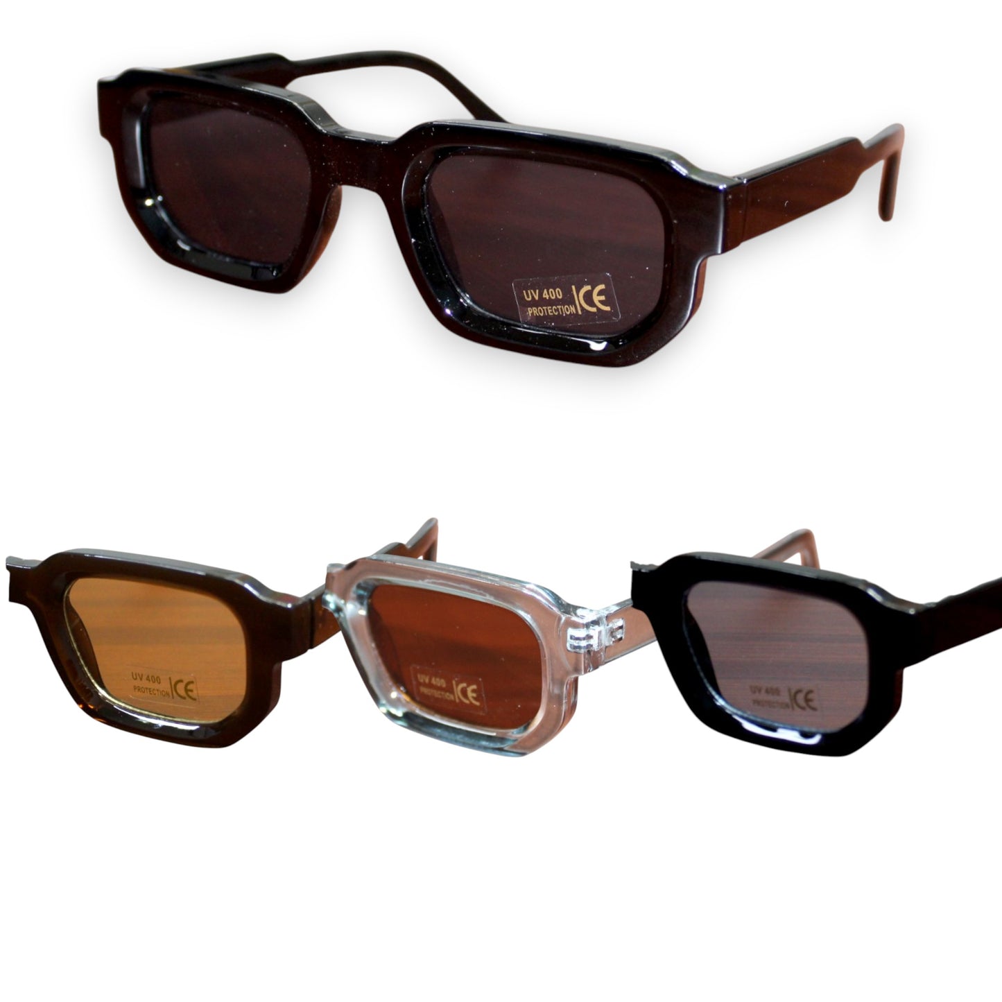 Thick Rectangle Sunglass Set - KT19