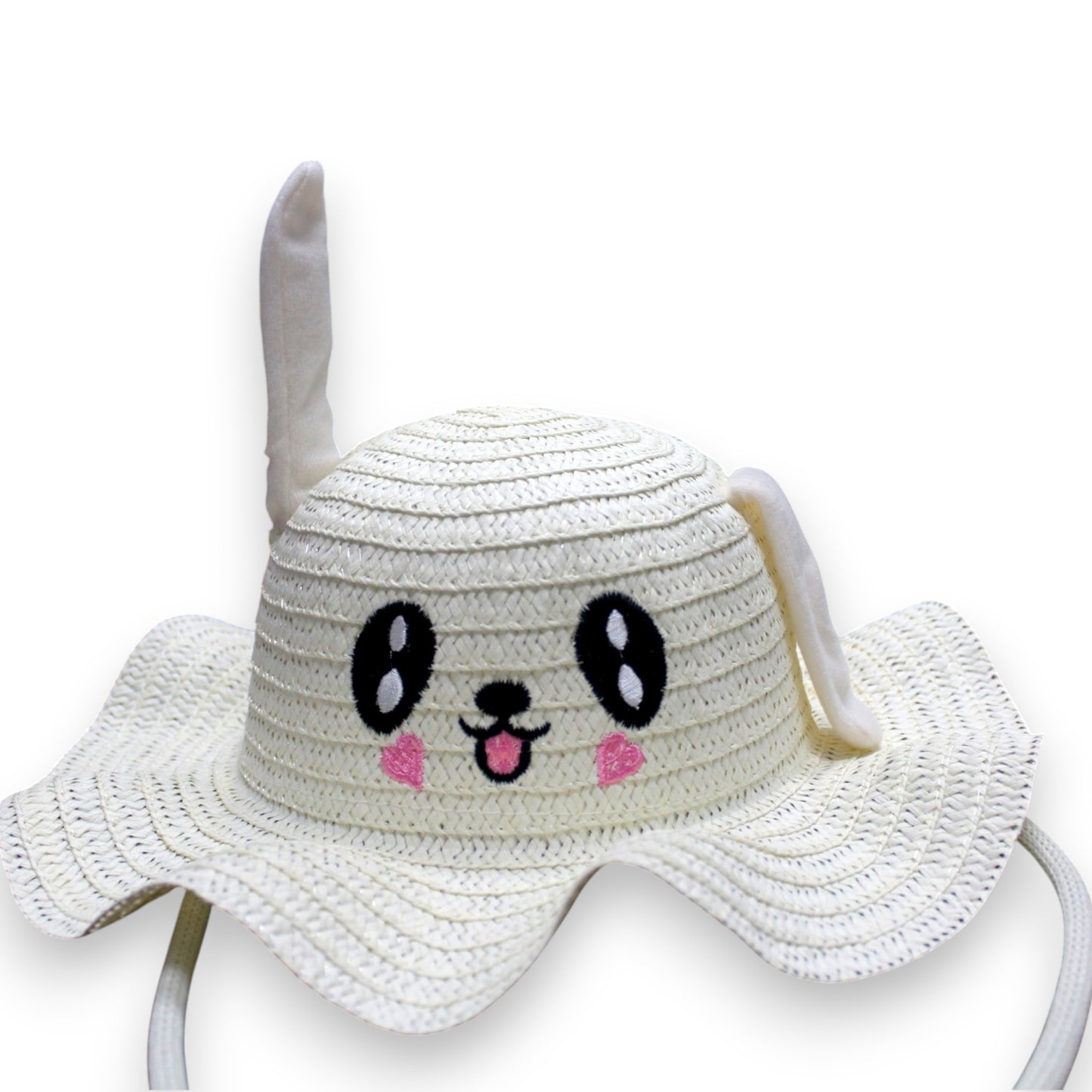 Cute Ruffled Sun Hat - White (1 Dzn)